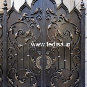Royal Entrance Gate Grill Design for Luxury Villas No-077