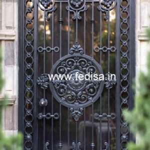 Elegant Iron Grill Gate Design for Main Doors No-080
