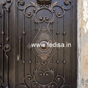 Contemporary Main Gate Grill Design with Luxury Style No-084