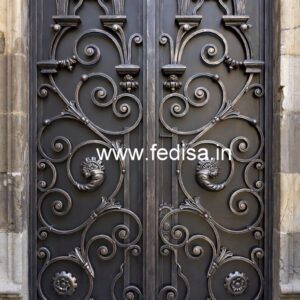 Royal Metal Gate Grill Design for Home Entrance No-109