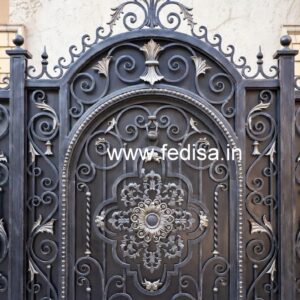 Modern Gate Grill Design for Luxury Front Elevation No-122