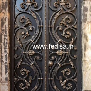Artistic Villa Entrance Gate Grill Design Inspiration No-128