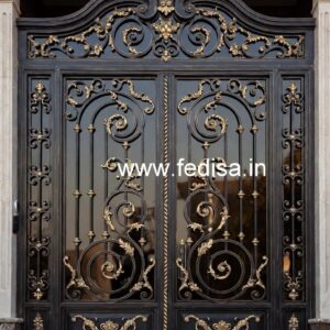 Luxury Front Elevation Gate Grill Design Inspiration No-151