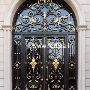Stylish Steel Entrance Gate Grill Design for Homes No-154