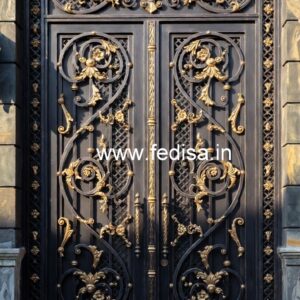 Elegant Residential Gate Grill Design for Modern Homes No-163
