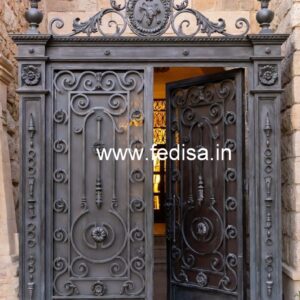 Premium Steel Gate Grill Design for House Exteriors No-168
