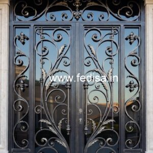 Elegant House Front Grill Gate Design for Villas No-173