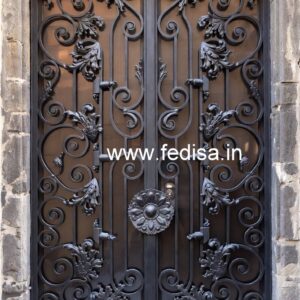 Decorative Steel Grill Gate Design for Luxury Homes No-189