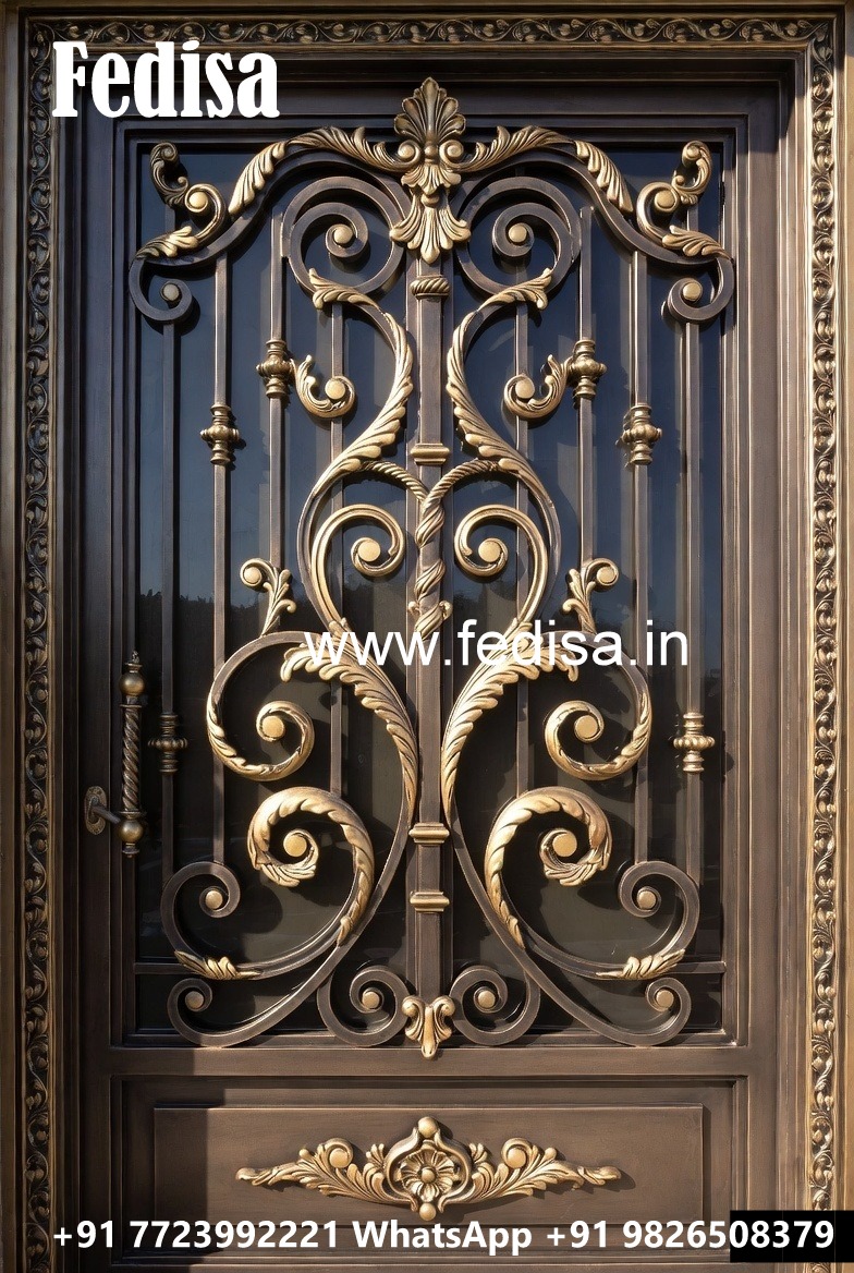 Elegant Villa Exterior Gate Grill Design No-200