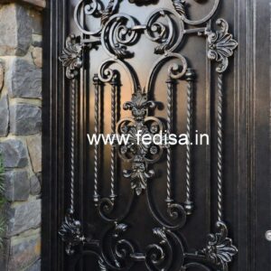 Elegant Modern Iron Gate Grill Design No-207