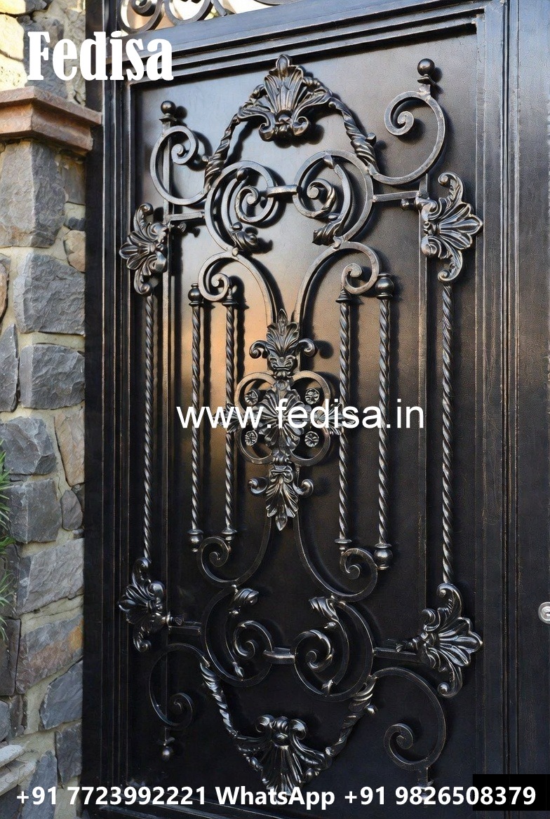 Elegant Modern Iron Gate Grill Design No-207