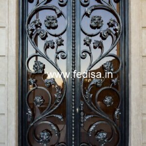 Luxury Decorative Iron Grill Gate Design No-211