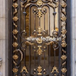 Decorative Sliding Gate Grill Design for Modern Homes No-218