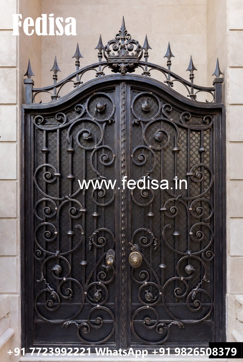 Modern House Front Entrance Grill Gate Design No-244
