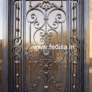 Elegant Decorative Steel Grill Gate Design No-254