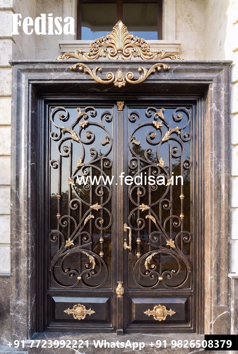 Attractive Artistic Main Gate Grill Design No-285