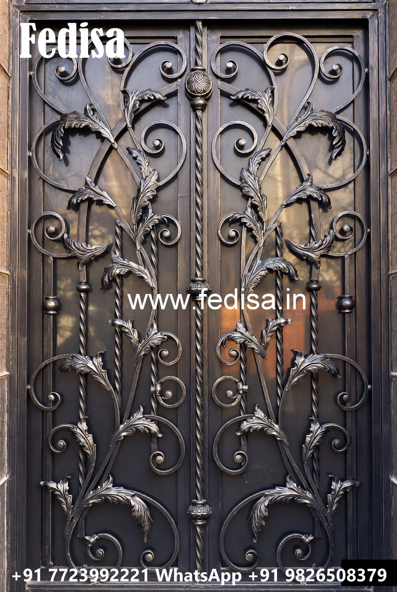 Elegant Fancy Steel Gate Grill Design No-287