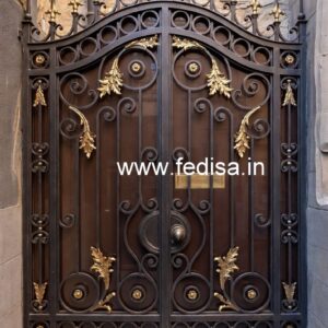 Luxury Villa Front Entrance Gate Grill Design No-289
