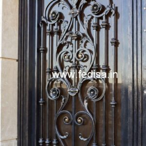 Artistic Elegant Gate Grill Design for Modern Homes No-291