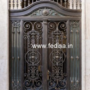 Elegant Stylish Main Entrance Gate Grill Design No-296