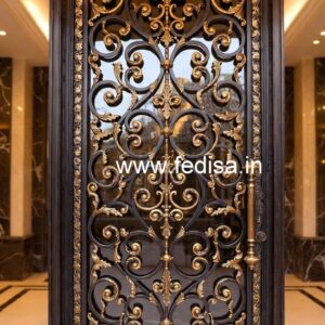 Artistic Decorative Steel Grill Gate Design Ideas No-297