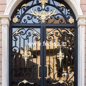 Elegant Steel Gate Grill Design for Main Entrance No-304
