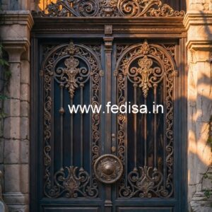 Decorative Gate Grill Design for Home Security and Style No-306