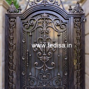 Unique Gate Grill Design Ideas for Luxury Villas No-313
