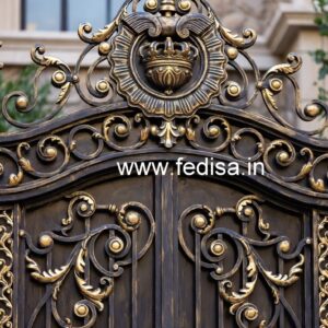 Simple and Elegant Gate Grill Design for Homes No-318