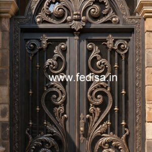 Stylish Entrance Gate Grill Design with Modern Touch No-322
