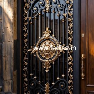 CNC Gate Grill Design for Modern Main Gates No-335