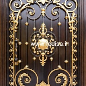 Elegant Home Gate Grill Design with Artistic Look No-344