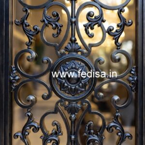 Fancy Front Gate Grill Design for Modern Homes No-349