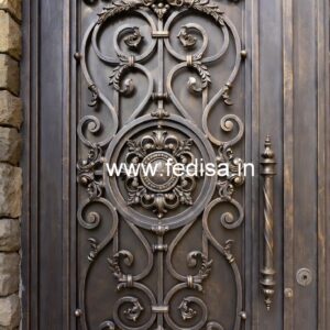 Attractive House Gate Grill Design for Modern Villas No-359