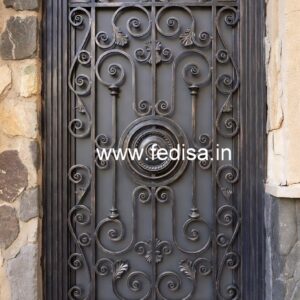 Decorative Villa Gate Grill Design for Elegant Exterior No-367