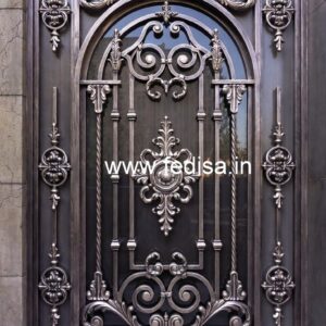 Front House Gate Grill Design with Elegant Pattern No-373