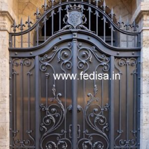 Modern Exterior Gate Grill Design for Villas No-374