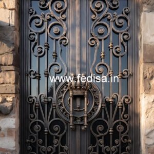 Decorative Entrance Gate Grill Design for Home Fronts No-386