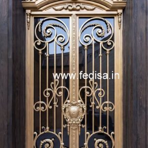 Royal House Gate Grill Design for Luxury Entrance No-389
