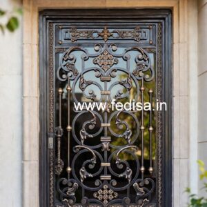 Modern Luxury Gate Grill Design for House Front No-402