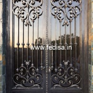 Artistic Villa Entrance Gate Grill Design Inspiration No-428