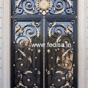 Beautiful Iron Gate Grill Design for Premium Houses No-429
