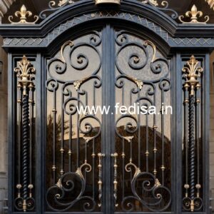Modern CNC Gate Grill Design for Stylish Homes No-431