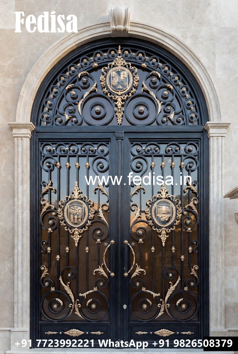 Decorative Villa Entrance Grill Gate Design No-458
