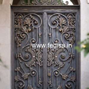 Artistic Decorative Gate Grill Design for Home Fronts No-466