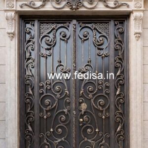 Elegant House Front Grill Gate Design for Villas No-473