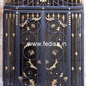 Trendy Home Front Grill Gate Design for Modern Houses No-485