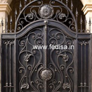 Royal Front Entrance Grill Gate Design No-488