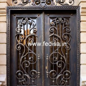 Beautiful Modern Entrance Gate Grill Design No-490