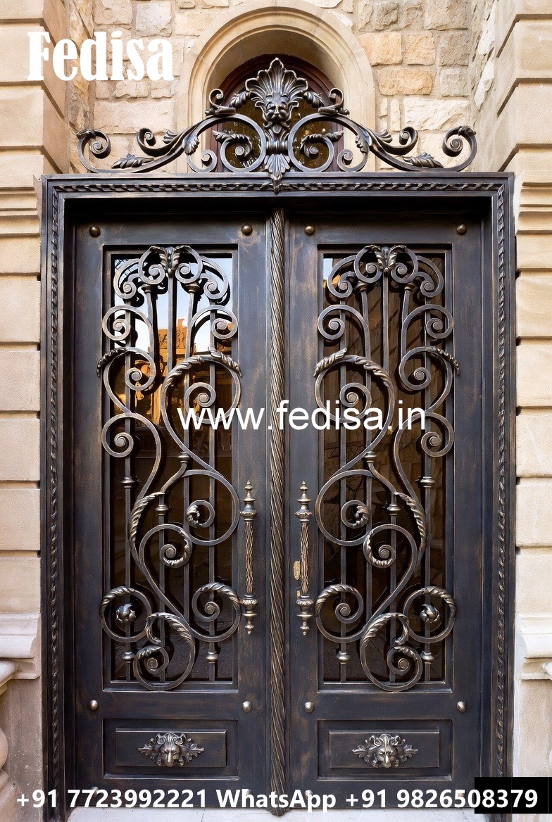 Beautiful Modern Entrance Gate Grill Design No-490